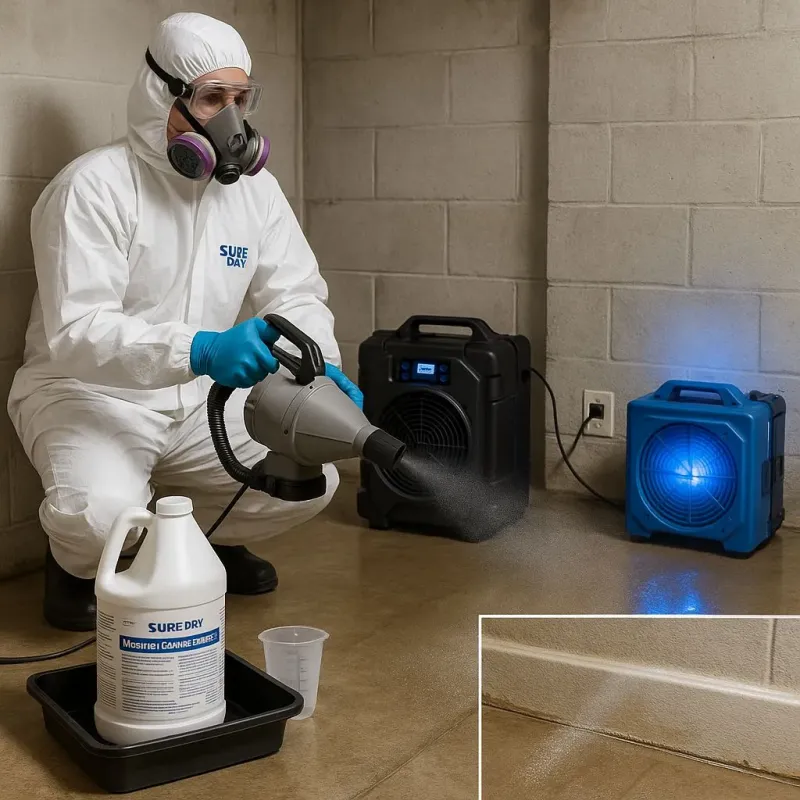 Sanitization and Odor Removal process in Copperopolis, CA